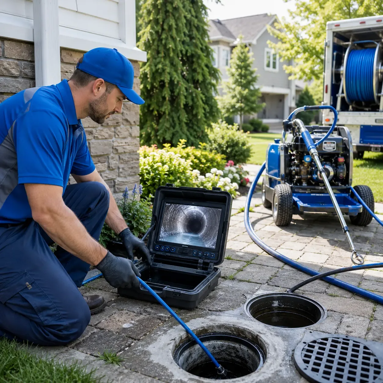 Outdoor drain cleaning professionals serving Vanderbilt, PA
